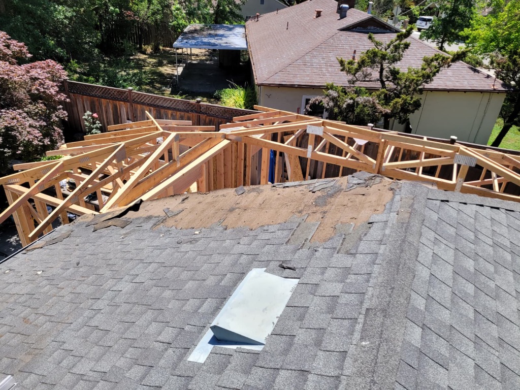 Structural repairs and roof replacement