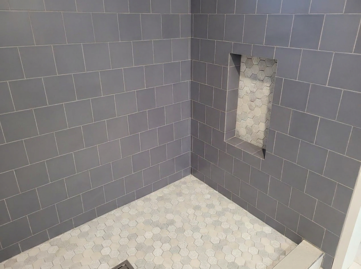Tile Shower Progress